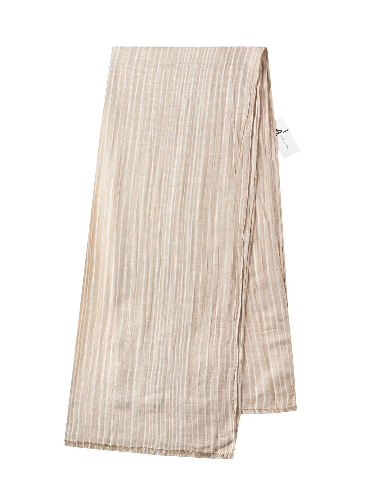 Scarvii – Striped Lightweight Fringe Scarf