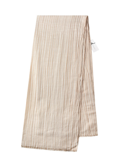 Scarvii – Striped Lightweight Fringe Scarf