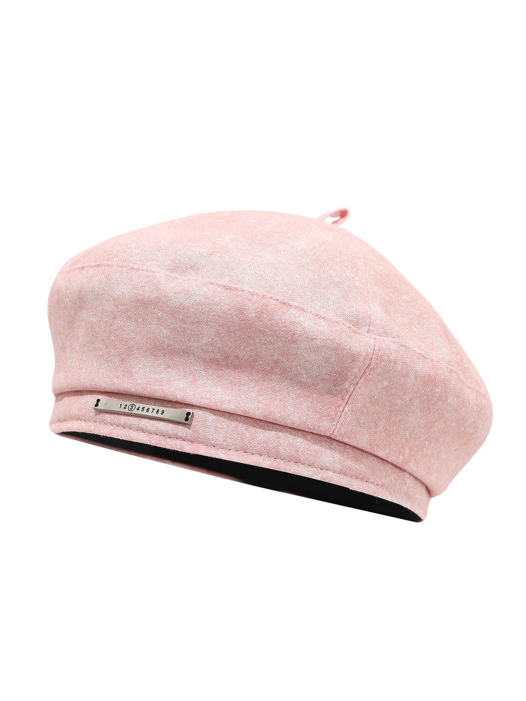 Haila - Solid Color Round Crown Beret