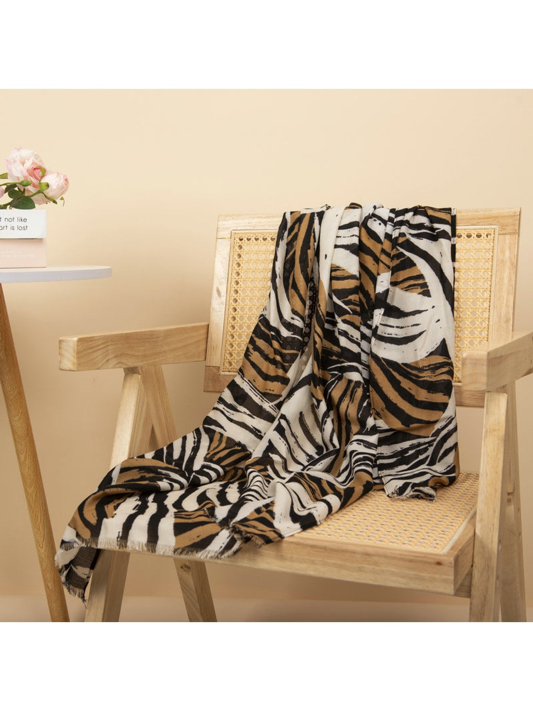 Scarvii - Abstract Zebra Print Fashion Scarf