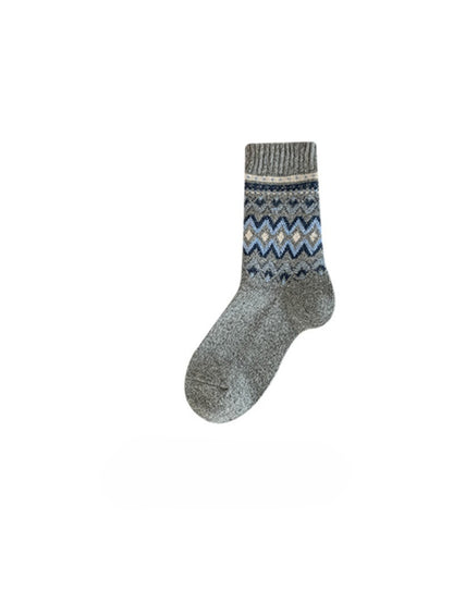 Rufia Nordic Fair Isle Pattern Crew Socks product image 7
