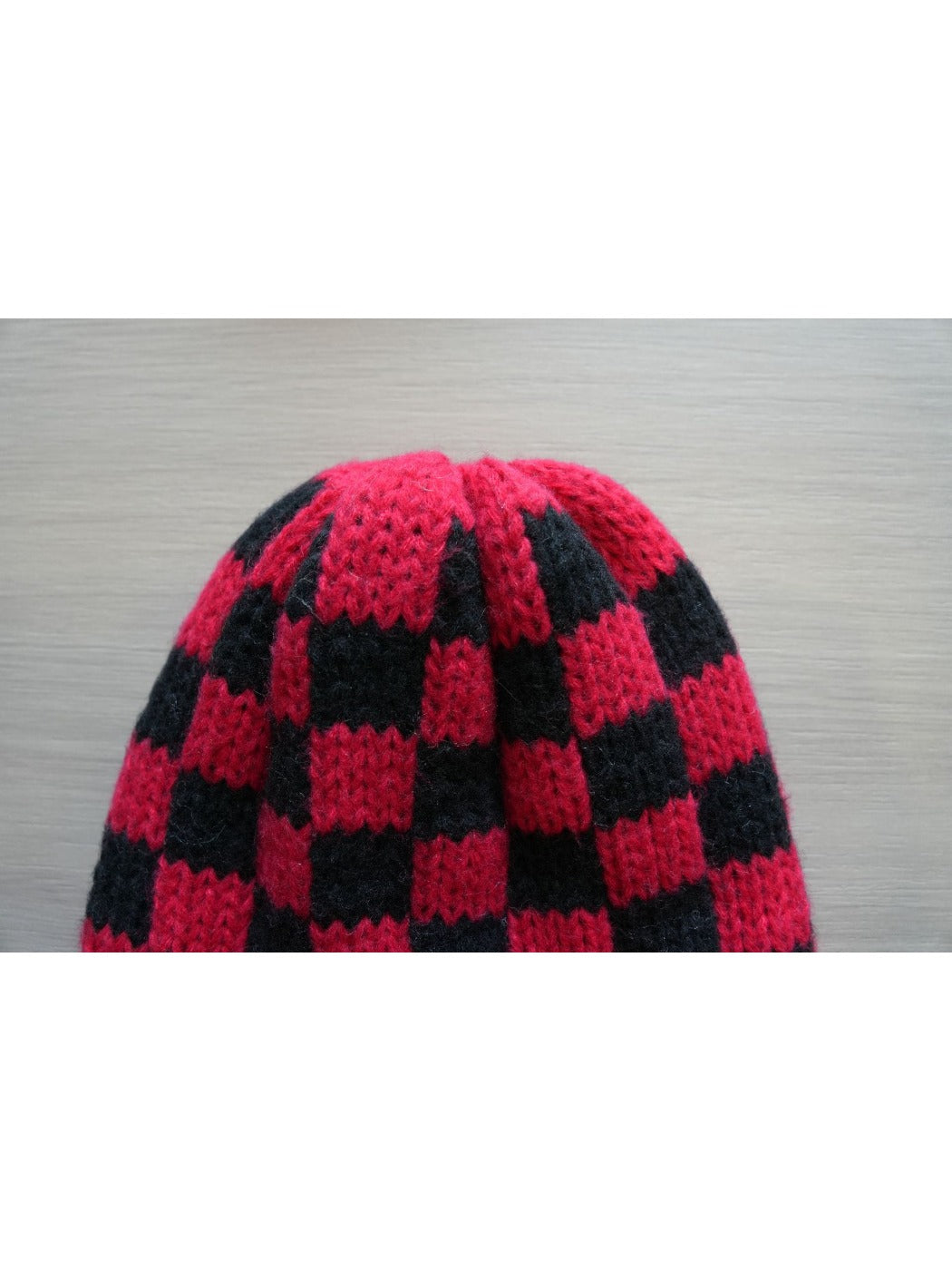 Haila - Winter Checkered Knitted Beanie