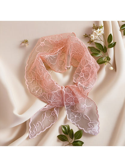 Scarvii - Floral Lace Tie Styling Scarf