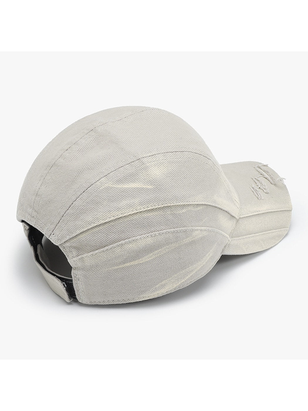 Haila - Distressed Adjustable Curved Brim Baseball Cap
