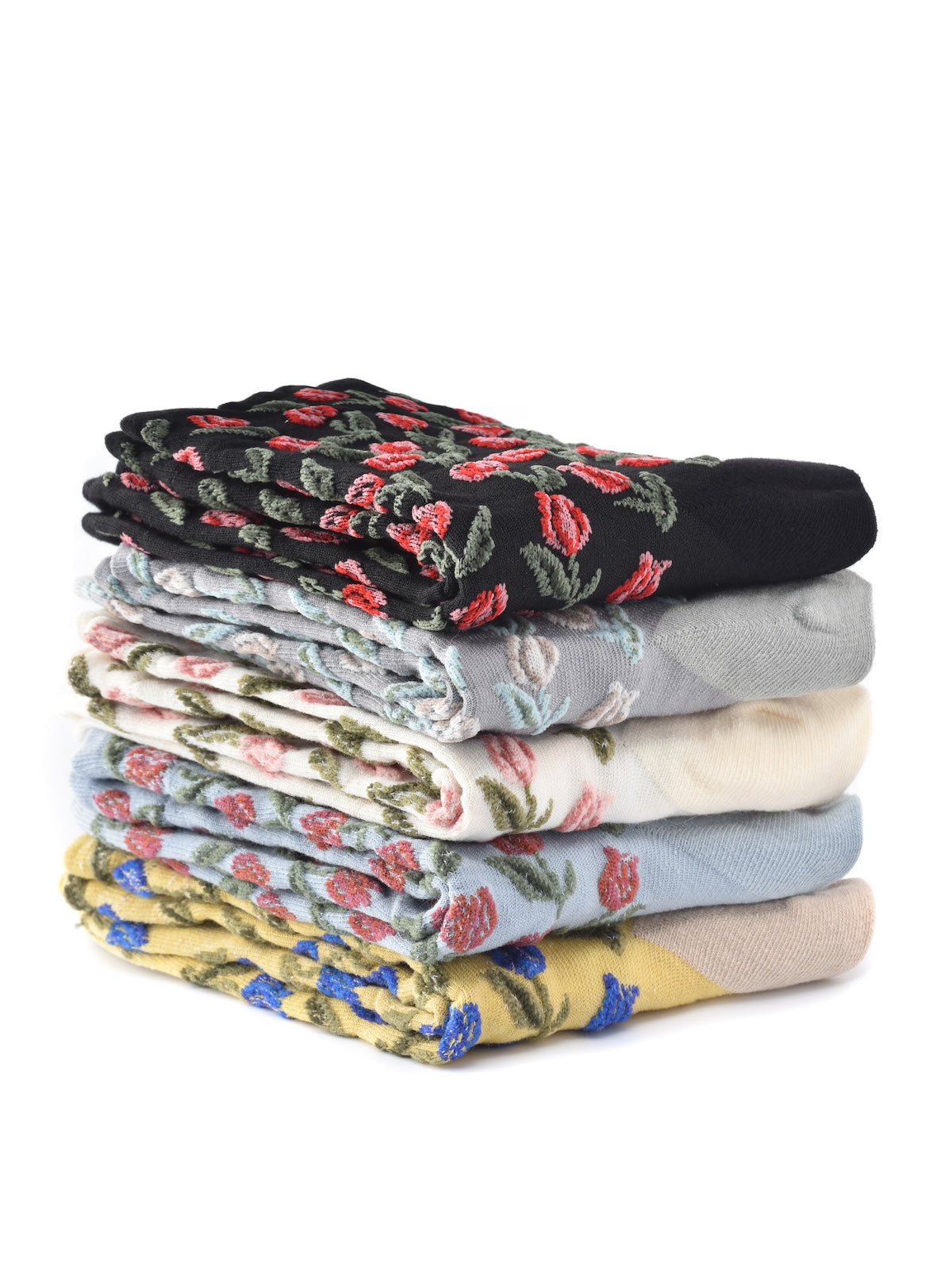 Rufia – Capsule Tulip Pattern Crew Socks