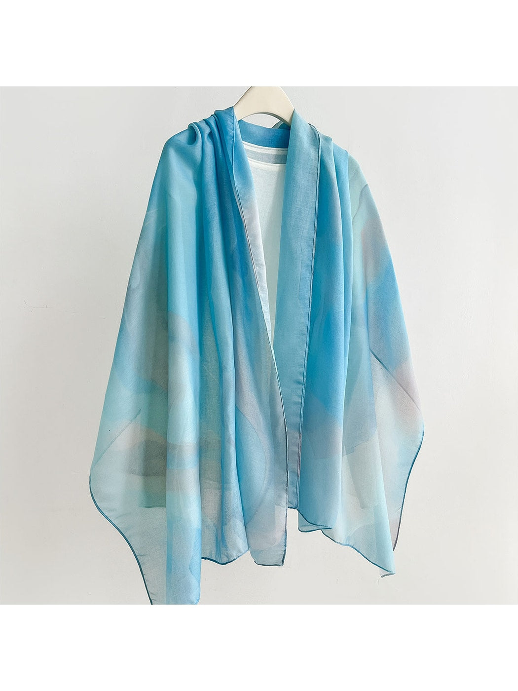 Scarvii - Abstract Style Floral Print Summer Wrap Scarf