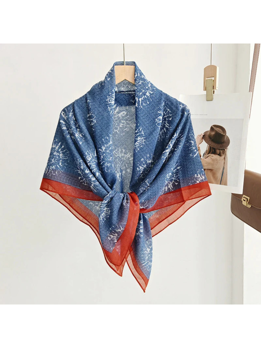 Scarvii - Paisley Sheer Square Scarf