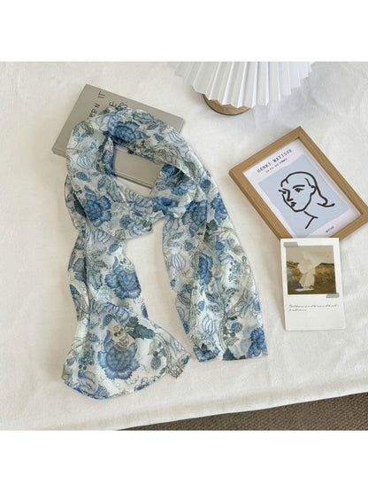 Scarvii - Retro Style Botanical Floral Scarf