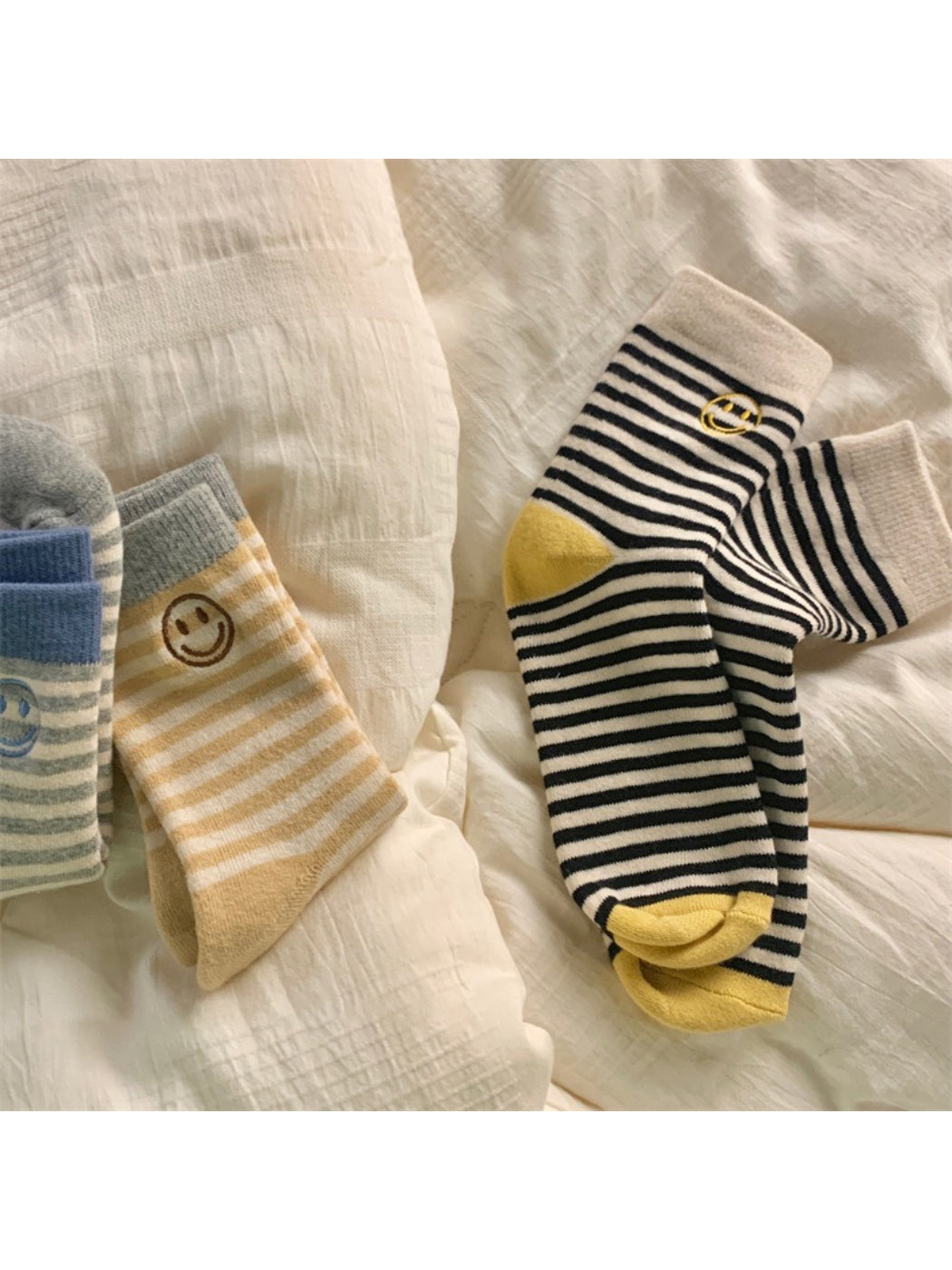 Rufia - Color Pop Smiley Socks