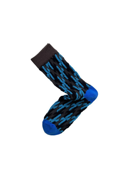 Rufia - Vintage Embroidered Mid-Calf Socks – Unique & Comfy