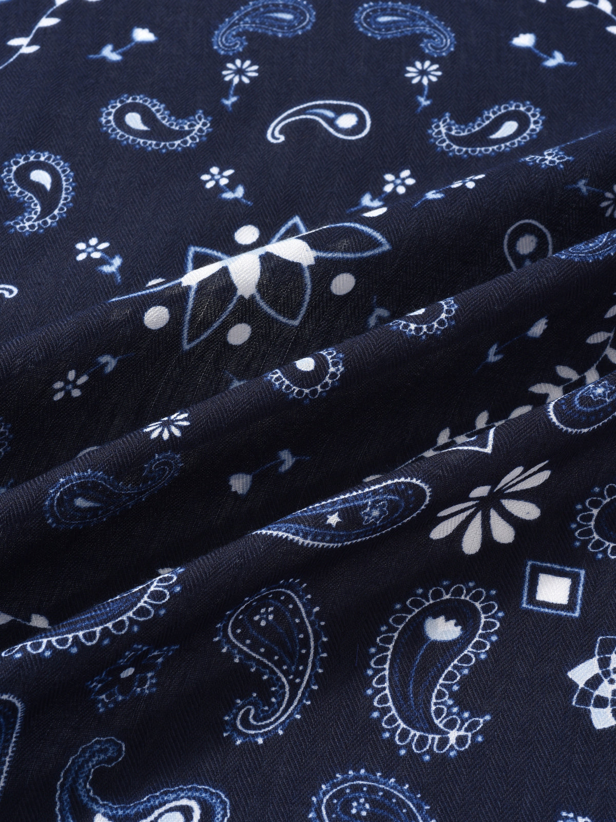 Scarvii - Square Scarf with Paisley Print – Fresh & Vintage