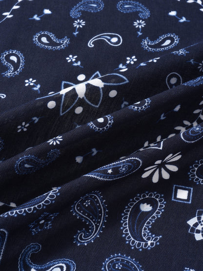 Scarvii - Square Scarf with Paisley Print – Fresh & Vintage