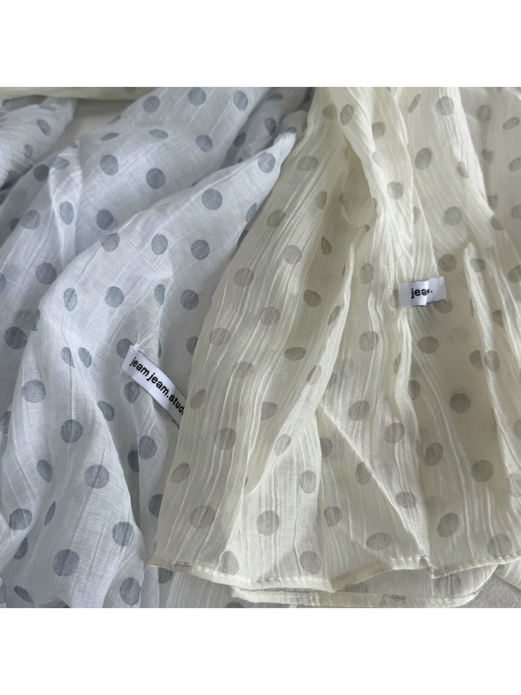 Scarvii - Lightweight Long Polka Dot Fashion Scarf