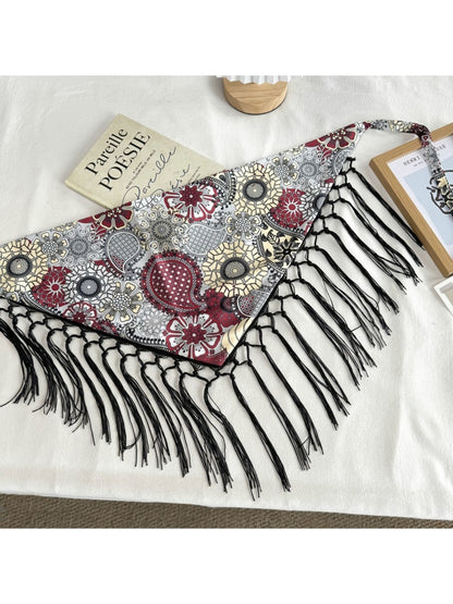 Scarvii - Chic Fringed Fashion Triangle Bandana