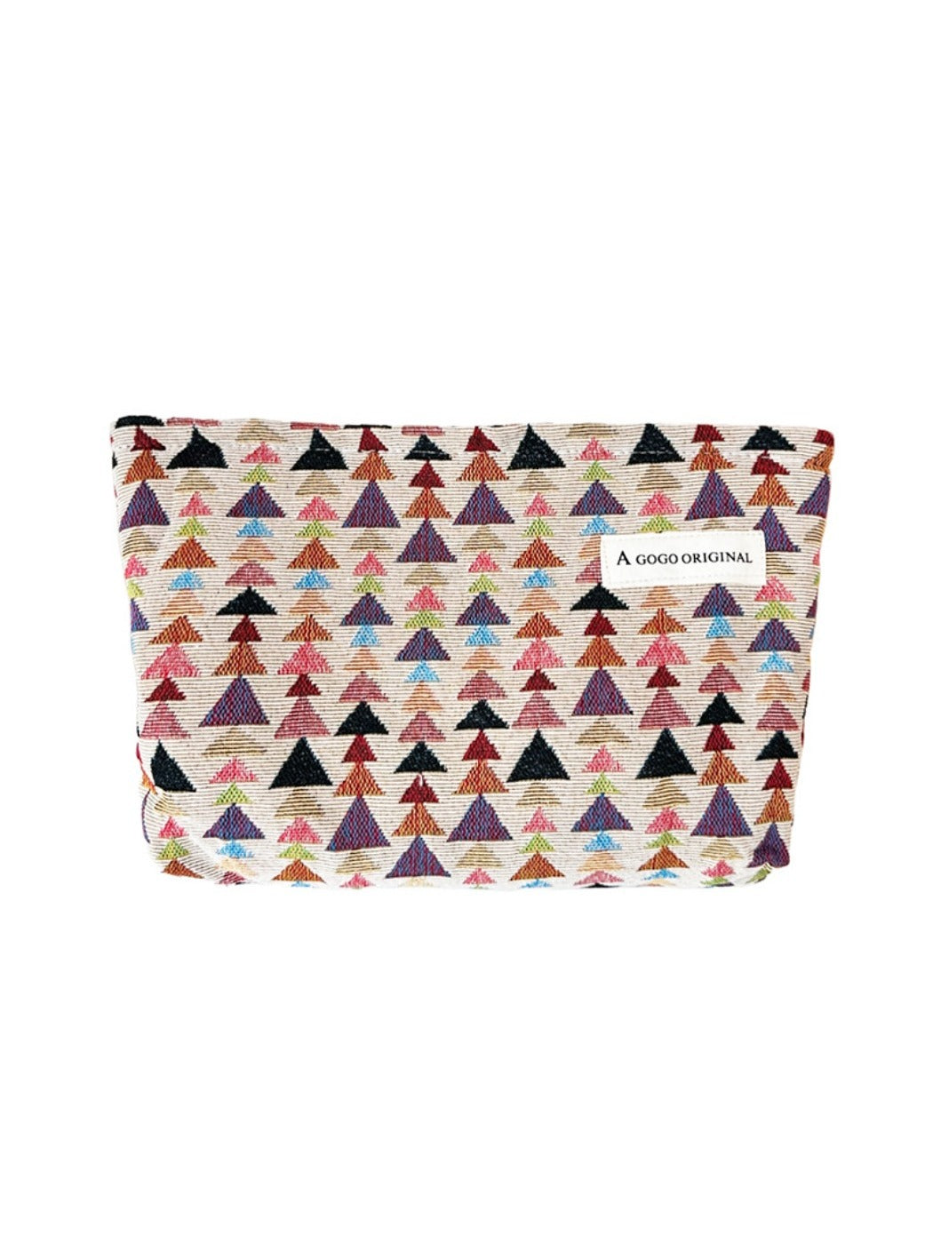 Cosbai - Fun Pine-Print Zipper Pouch - Playful & Chic