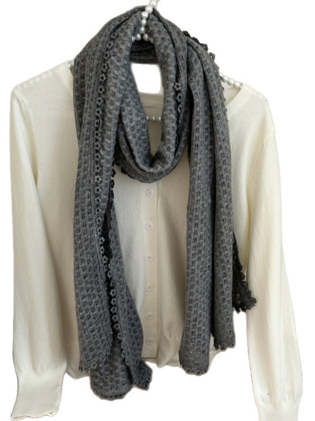 Scarvii - Cozy Versatile Minimalist Solid Color Warm Scarf