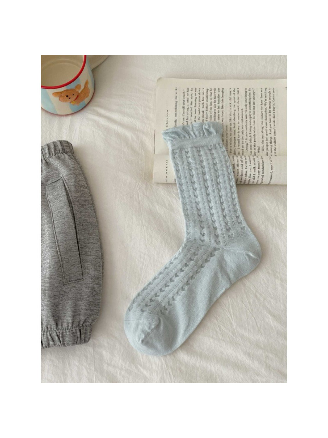 Rufia - Textured Knit Ruffle Crew Socks product image 10
