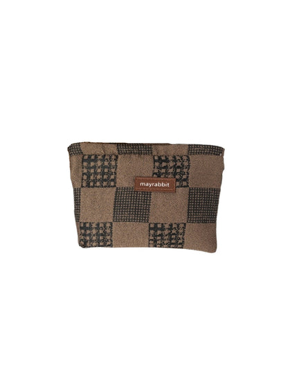 Cosbai - Retro Leopard Print Toiletry Bag