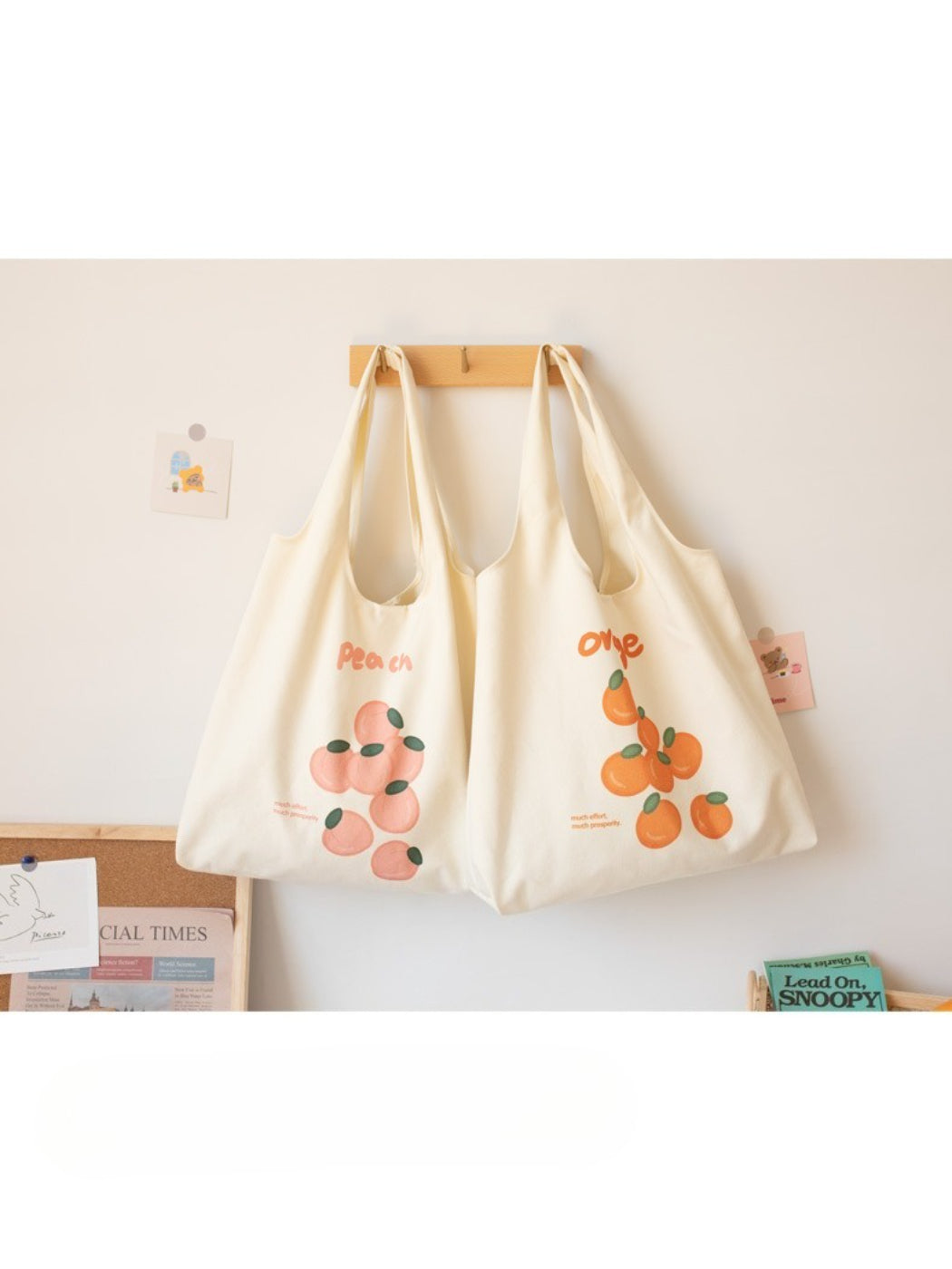 Cosbai - Fruit Series Soft Shoulder Tote