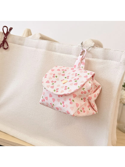 Cosbai - Cute Plaid Printed Coin Pouch