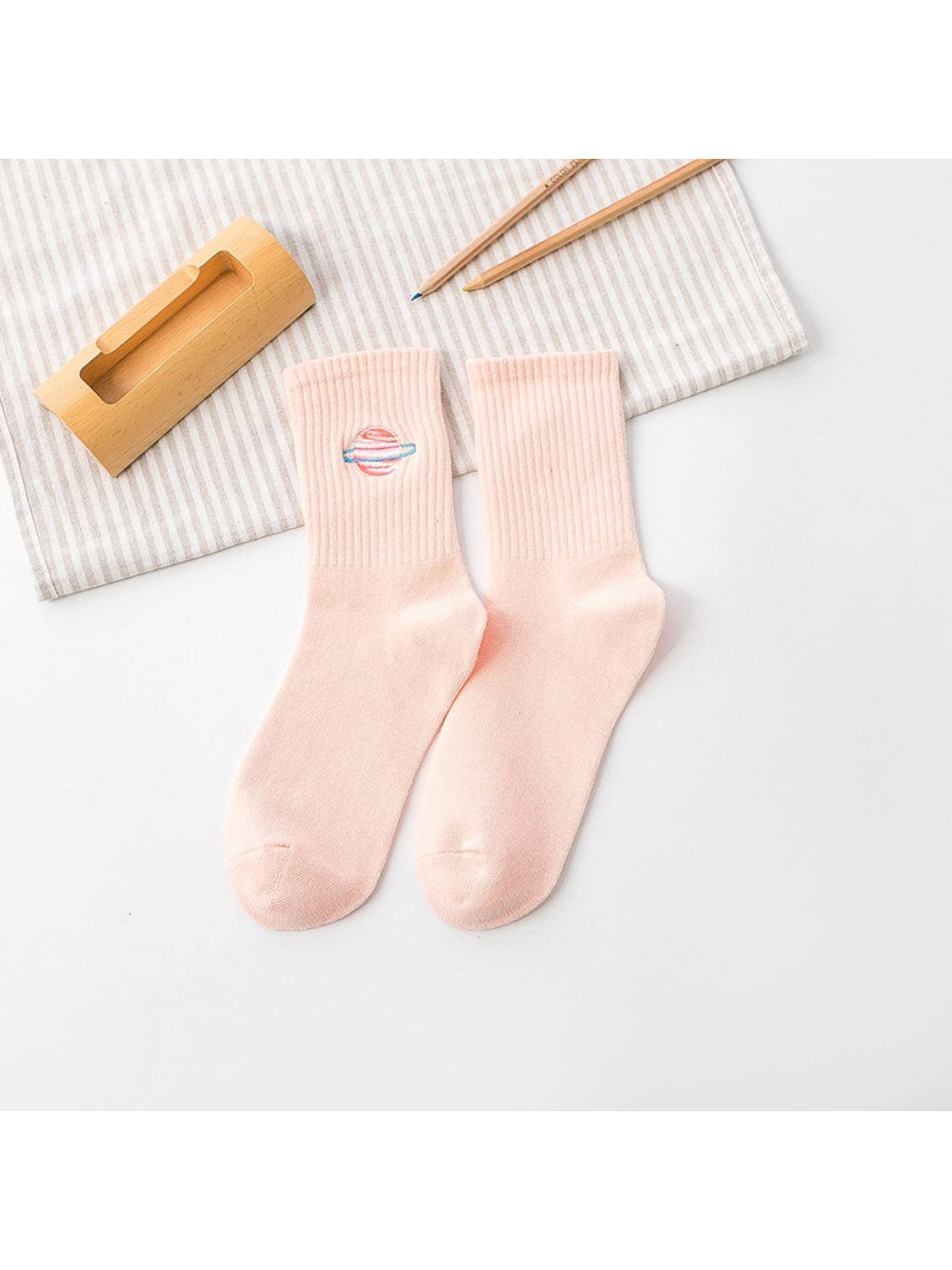 Rufia - Planet Embroidery Crew Socks product image 8