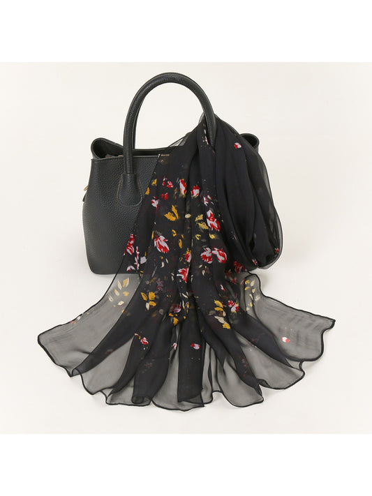 Scarvii - Floral Scatter Print Scarf