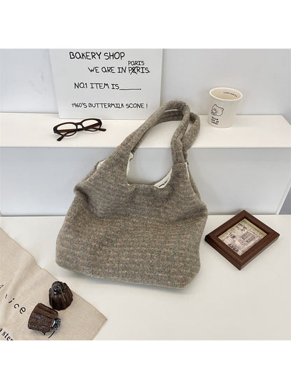 Cosbai - Striped Tote Bag for Women