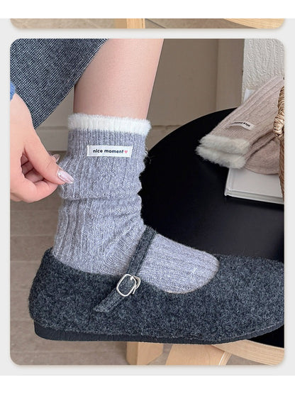 Rufia - Everyday Rib Knit Crew Socks