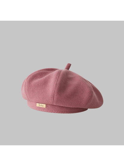 Haila - Minimal Soft Textured Classic Beret