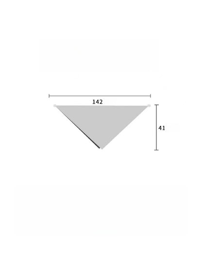 Scarvii - Beige Lace Style Triangle Scarf