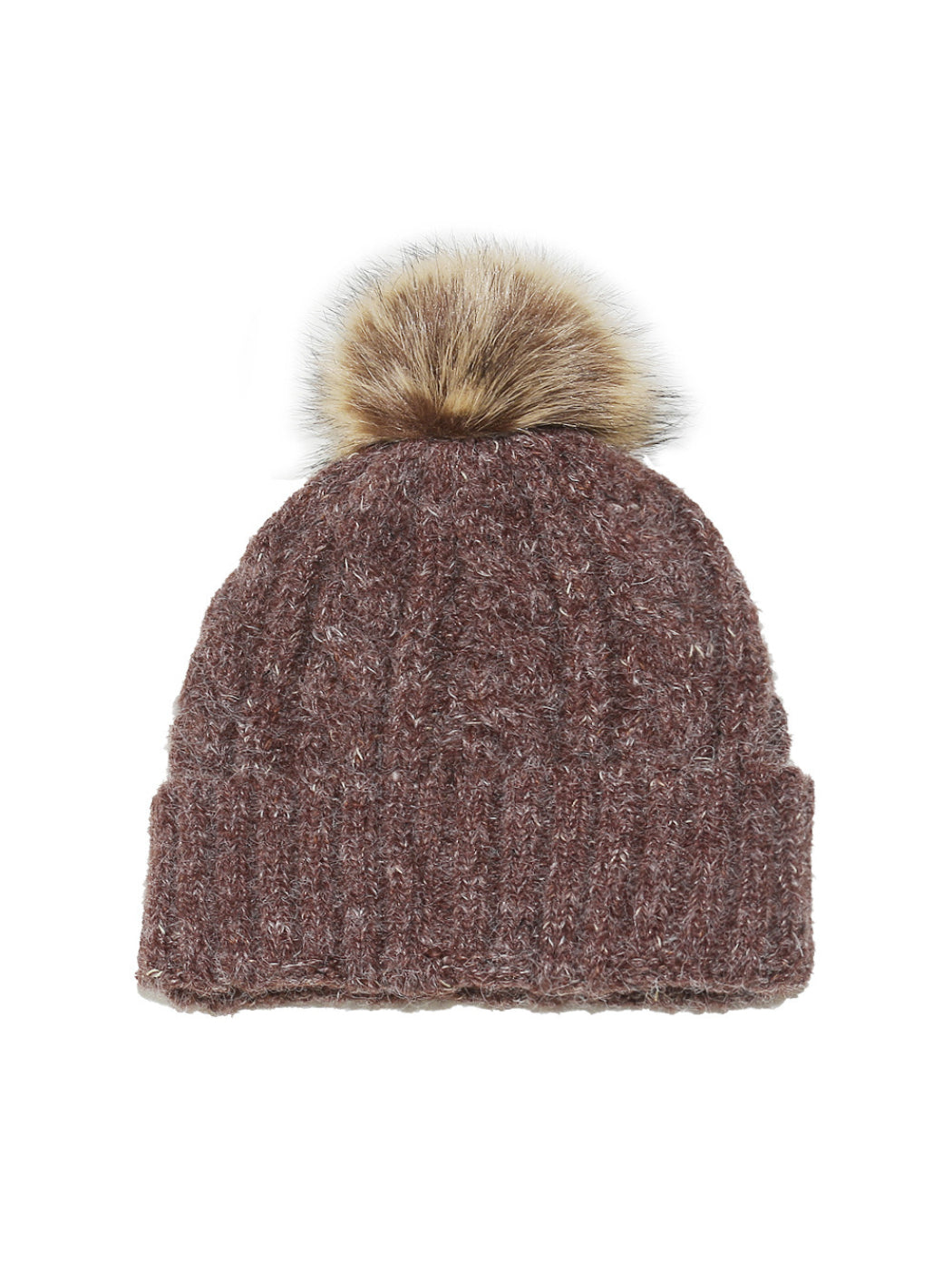 Haila Chunky Knit Pom Pom Beanie