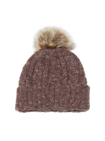 Haila Chunky Knit Pom Pom Beanie