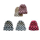 Haila - Winter Checkered Knitted Beanie