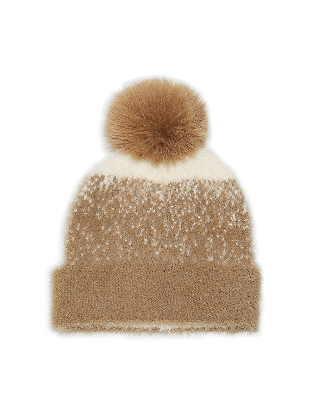 Haila Shiny Yarn Pom Pom Beanie