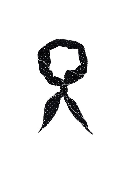 Scarvii - Elegant Dot Trimmed Triangle Bandana