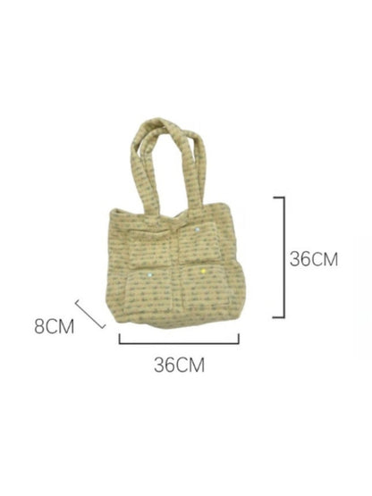 Cosbai – Plush Short Handle Shoulder Bag