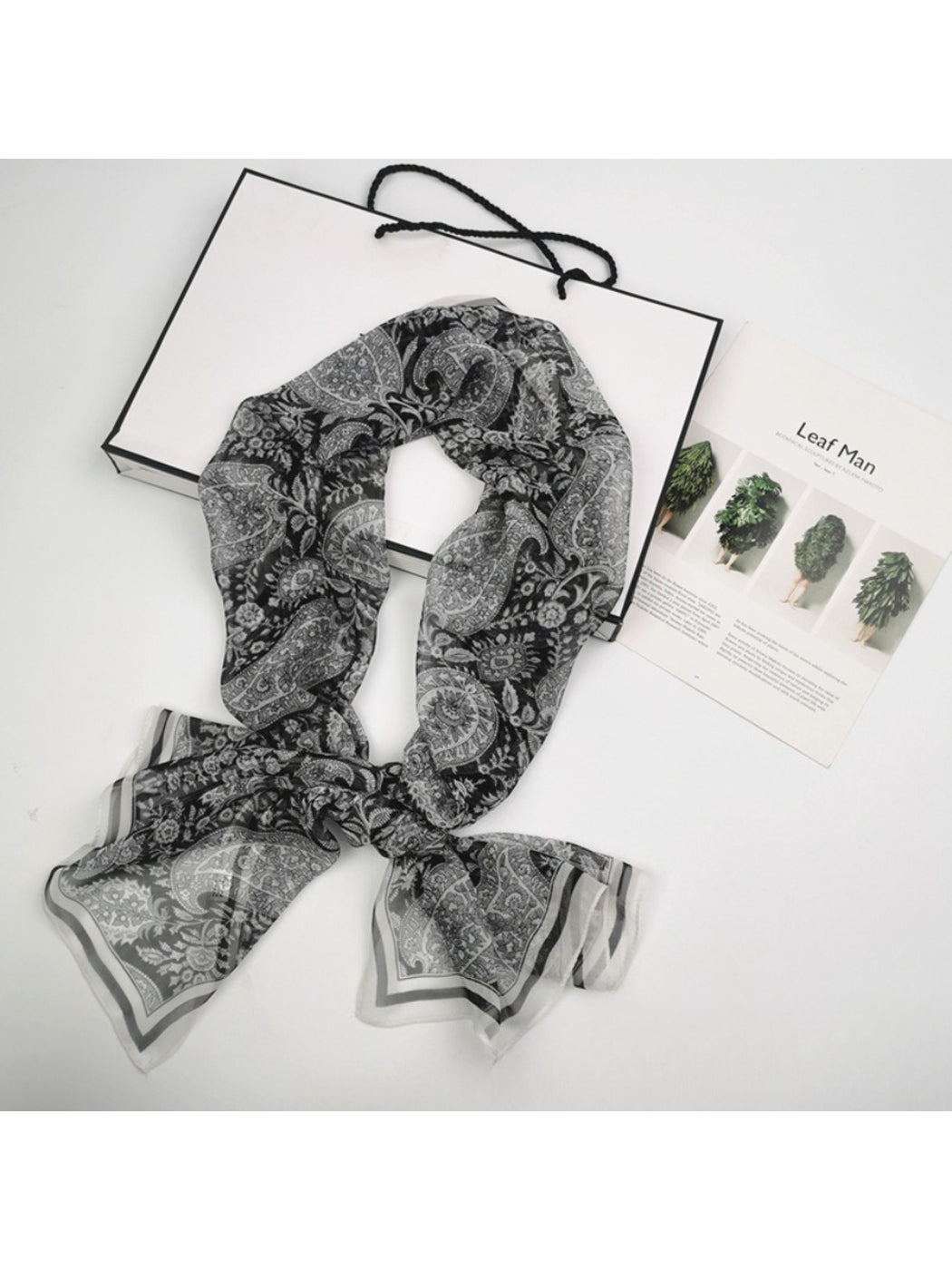 Scarvii - Boho Paisley Chiffon Scarf