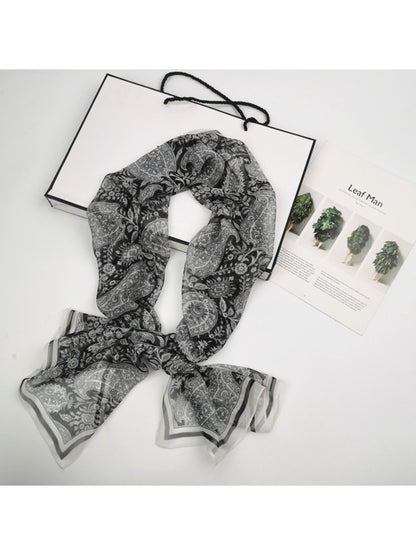 Scarvii - Boho Paisley Chiffon Scarf