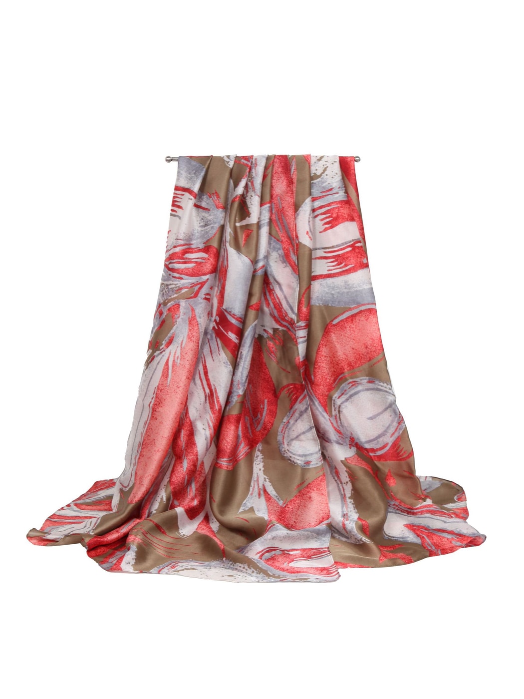 Scarvii - Retro Colorblock Print Summer Wrap Scarf
