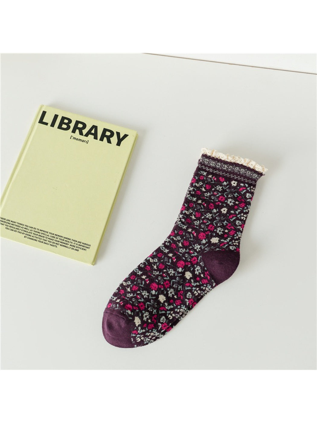 Rufia - Lace Bloomfield Crew Socks