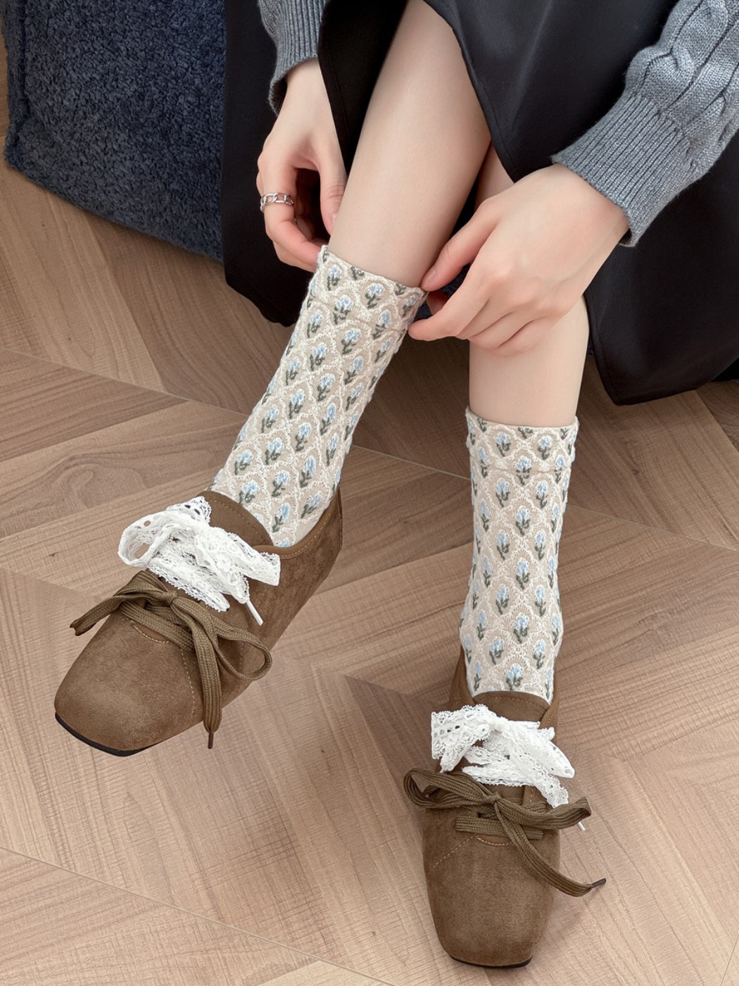 Rufia - Retro Tapestry Crew Socks