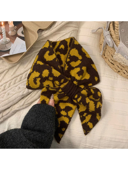 Scarvii - Cozy Bow Knot Knit Scarf