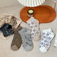 Rufia - Floral Pattern Low-Cut Socks