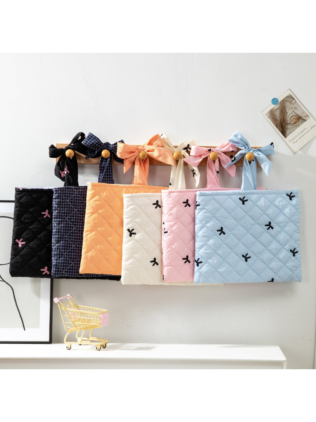 Cosbai - Elegant Colorful Quilted Zip Pouch