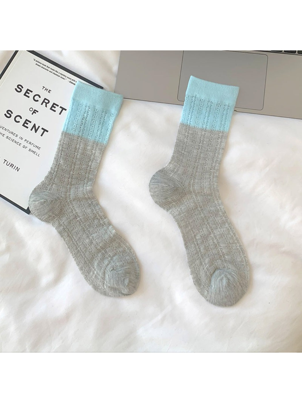 Rufia Two Tone Delicate Knit Crew Socks product image 6