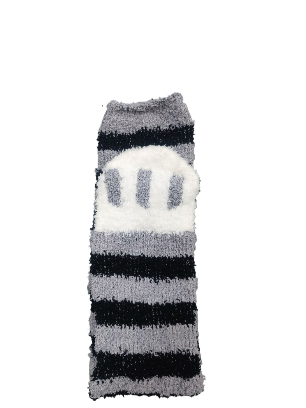 Rufia - Fuzzy Paw Design Knee High Socks