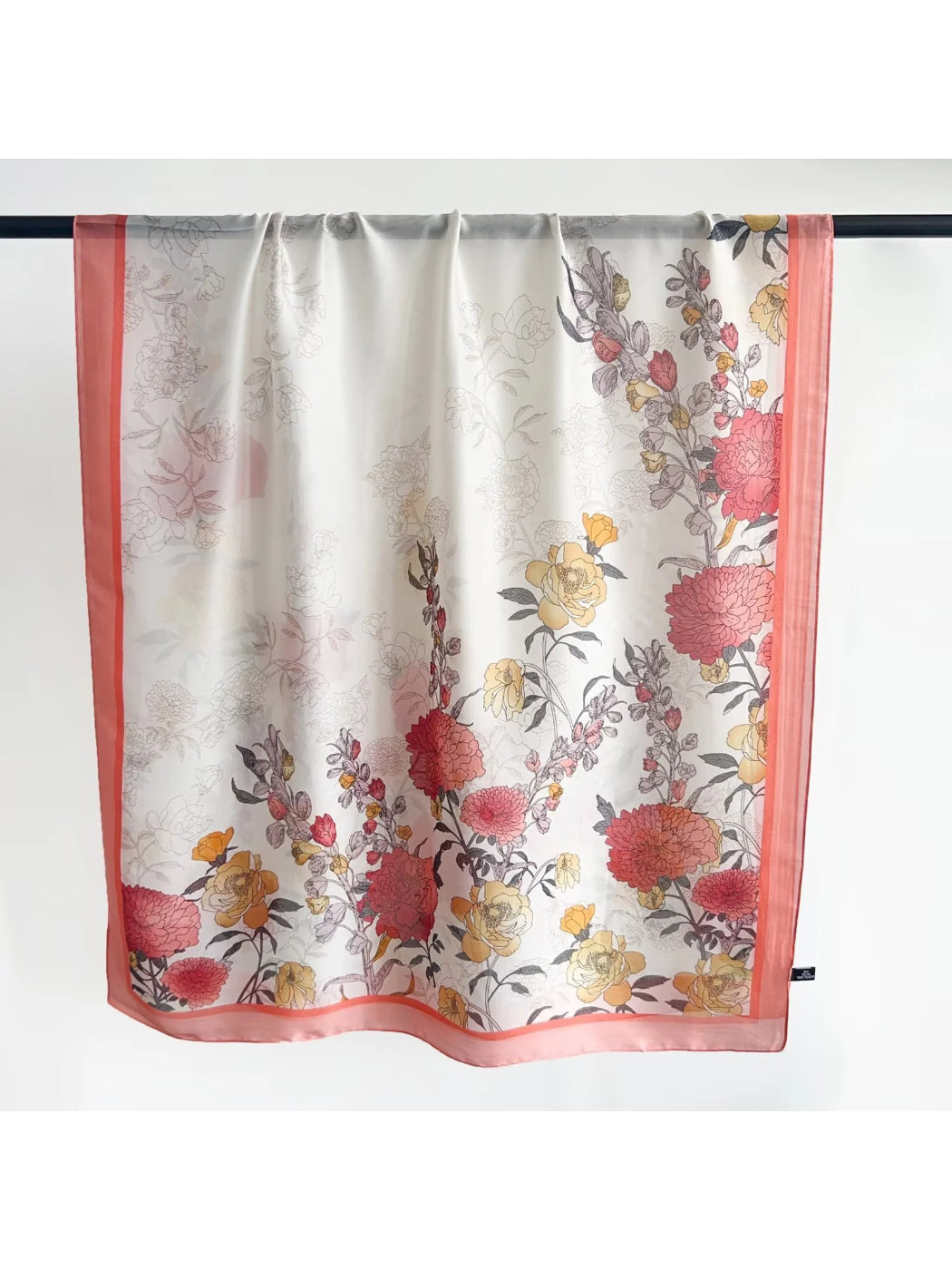 Scarvii - Botanical Floral Border Scarf
