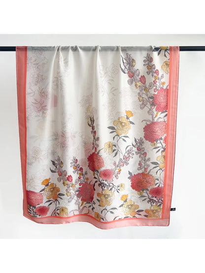 Scarvii - Botanical Floral Border Scarf
