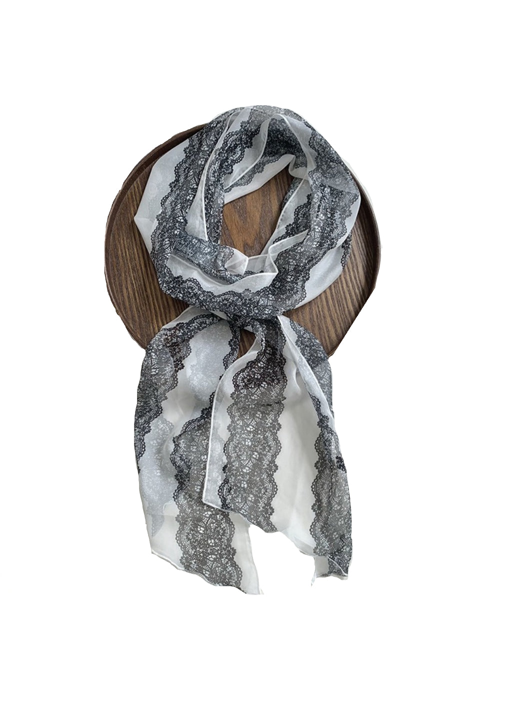 Scarvii - Lightweight Floral Print Scarf
