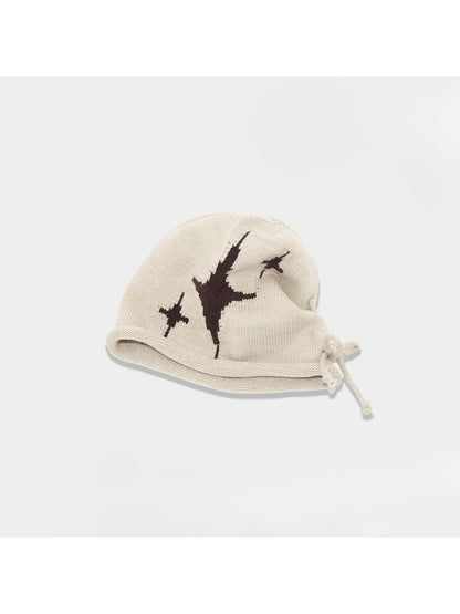 Haila - Star Pattern Knit Bucket Hat